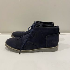 Adolfo Navy Blue Boots - Size 8